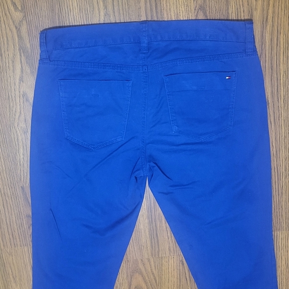 Tommy Hilfiger Women’s Size 4 Dark Blue Logo Pants Casual Dressy B63 - Picture 10 of 11
